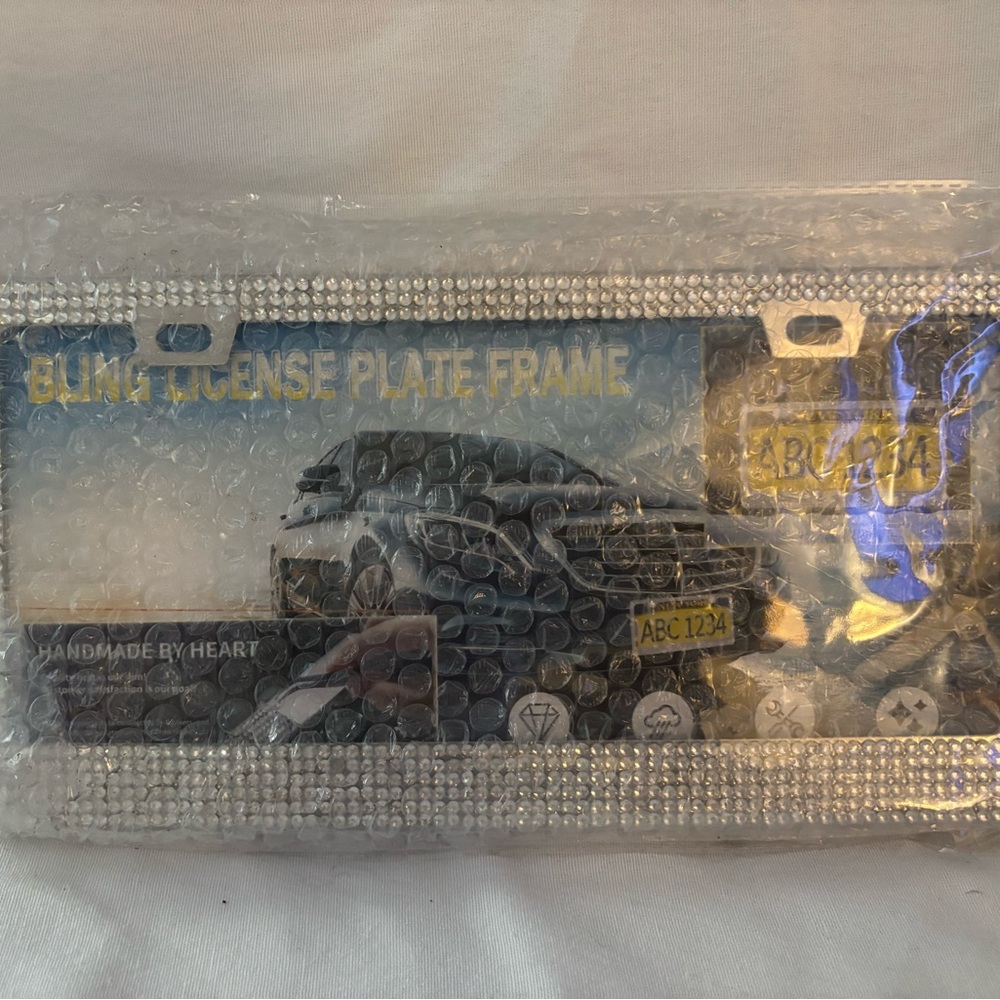 Bling License Plate Frame